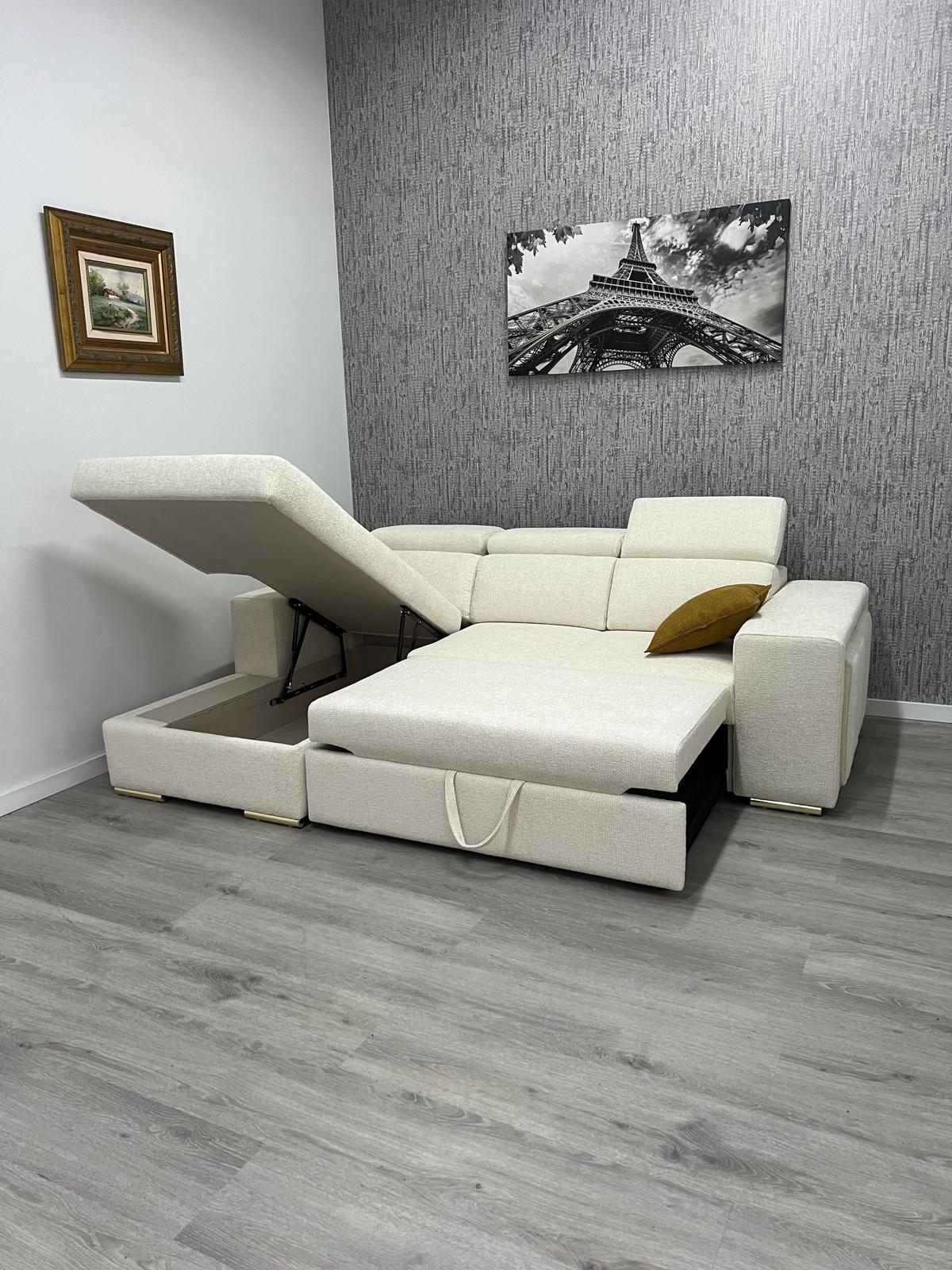 Sofá com arrumação